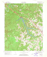 Download a high-resolution, GPS-compatible USGS topo map for Bernstadt, KY (1971 edition)