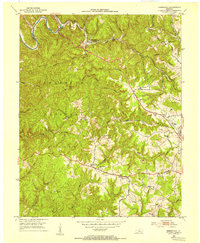 Download a high-resolution, GPS-compatible USGS topo map for Bernstadt, KY (1954 edition)