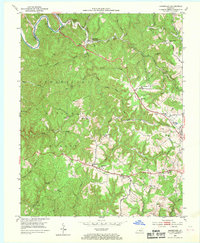 Download a high-resolution, GPS-compatible USGS topo map for Bernstadt, KY (1969 edition)