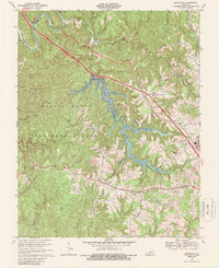 Download a high-resolution, GPS-compatible USGS topo map for Bernstadt, KY (1989 edition)