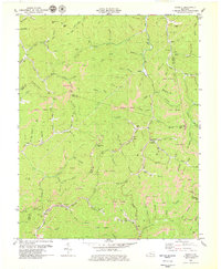 preview thumbnail of historical topo map of Bell County, KY in 1979
