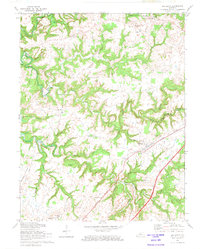 Download a high-resolution, GPS-compatible USGS topo map for Big Clifty, KY (1973 edition)
