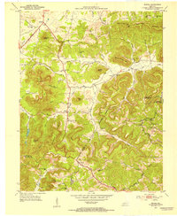 Download a high-resolution, GPS-compatible USGS topo map for Bighill, KY (1954 edition)
