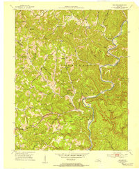 Download a high-resolution, GPS-compatible USGS topo map for Billows, KY (1954 edition)
