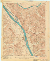 preview thumbnail of historical topo map of Lyon County, KY in 1938
