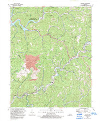 Download a high-resolution, GPS-compatible USGS topo map for Blackey, KY (1992 edition)