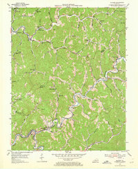 Download a high-resolution, GPS-compatible USGS topo map for Blackey, KY (1973 edition)