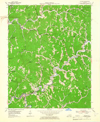 Download a high-resolution, GPS-compatible USGS topo map for Blackey, KY (1965 edition)