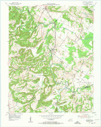 preview thumbnail of historical topo map of Crittenden County, KY in 1954