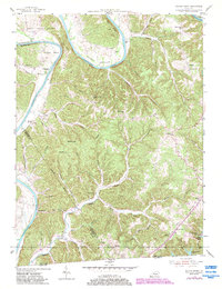 Download a high-resolution, GPS-compatible USGS topo map for Blacks Ferry, KY (1983 edition)