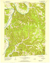 Download a high-resolution, GPS-compatible USGS topo map for Blacks Ferry, KY (1955 edition)