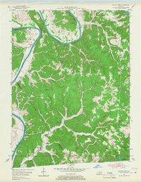 Download a high-resolution, GPS-compatible USGS topo map for Blacks Ferry, KY (1968 edition)