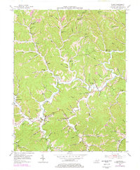Download a high-resolution, GPS-compatible USGS topo map for Blaine, KY (1978 edition)