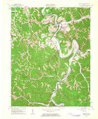 Download a high-resolution, GPS-compatible USGS topo map for Booneville, KY (1963 edition)