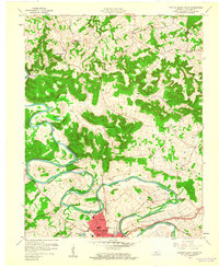 preview thumbnail of historical topo map of Warren County, KY in 1959