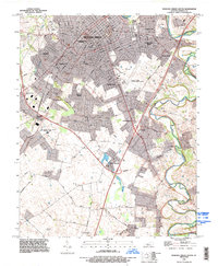 Download a high-resolution, GPS-compatible USGS topo map for Bowling Green South, KY (1996 edition)