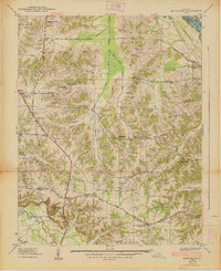 preview thumbnail of historical topo map of Marshall County, KY in 1938