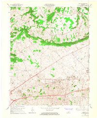 Download a high-resolution, GPS-compatible USGS topo map for Bristow, KY (1967 edition)