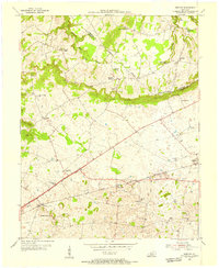 Download a high-resolution, GPS-compatible USGS topo map for Bristow, KY (1955 edition)