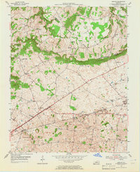 Download a high-resolution, GPS-compatible USGS topo map for Bristow, KY (1965 edition)