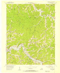 Download a high-resolution, GPS-compatible USGS topo map for Broad Bottom, KY (1955 edition)