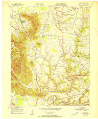 1951 Map of Brooks
