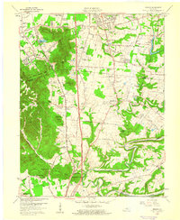 1959 Map of Brooks, 1960 Print