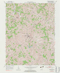 Download a high-resolution, GPS-compatible USGS topo map for Brooksville, KY (1983 edition)