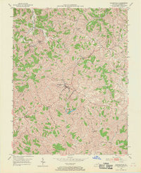 Download a high-resolution, GPS-compatible USGS topo map for Brooksville, KY (1970 edition)