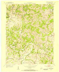 1953 Map of Brush Grove, 1954 Print