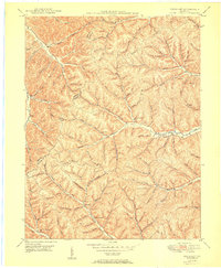 preview thumbnail of historical topo map of Greenup County, KY in 1950