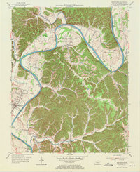 Download a high-resolution, GPS-compatible USGS topo map for Burkesville, KY (1971 edition)