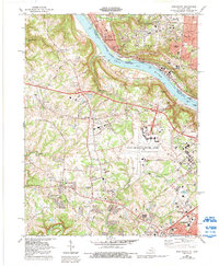 Download a high-resolution, GPS-compatible USGS topo map for Burlington, KY (1992 edition)