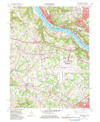 Download a high-resolution, GPS-compatible USGS topo map for Burlington, KY (1983 edition)