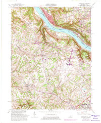 Download a high-resolution, GPS-compatible USGS topo map for Burlington, KY (1975 edition)