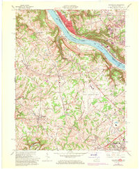 Download a high-resolution, GPS-compatible USGS topo map for Burlington, KY (1970 edition)