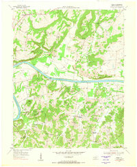 Download a high-resolution, GPS-compatible USGS topo map for Burna, KY (1973 edition)