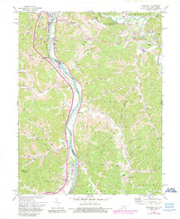 Download a high-resolution, GPS-compatible USGS topo map for Burnaugh, KY (1989 edition)