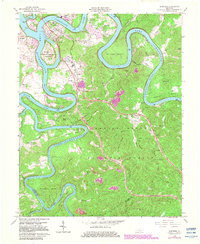 Download a high-resolution, GPS-compatible USGS topo map for Burnside, KY (1983 edition)