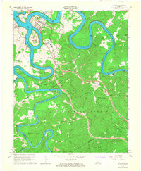 Download a high-resolution, GPS-compatible USGS topo map for Burnside, KY (1967 edition)