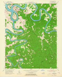 Download a high-resolution, GPS-compatible USGS topo map for Burnside, KY (1965 edition)