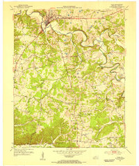 Download a high-resolution, GPS-compatible USGS topo map for Cadiz, KY (1955 edition)
