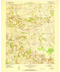 preview thumbnail of historical topo map of Trigg County, KY in 1951
