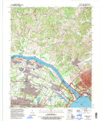 Download a high-resolution, GPS-compatible USGS topo map for Calvert City, KY (1996 edition)