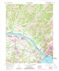 preview thumbnail of historical topo map of Calvert City, KY in 1958