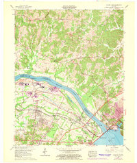 Download a high-resolution, GPS-compatible USGS topo map for Calvert City, KY (1969 edition)