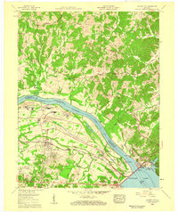 Download a high-resolution, GPS-compatible USGS topo map for Calvert City, KY (1959 edition)