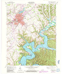 Download a high-resolution, GPS-compatible USGS topo map for Campbellsville, KY (1987 edition)