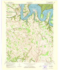 preview thumbnail of historical topo map of Adair County, KY in 1970