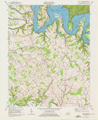 Download a high-resolution, GPS-compatible USGS topo map for Cane Valley, KY (1975 edition)